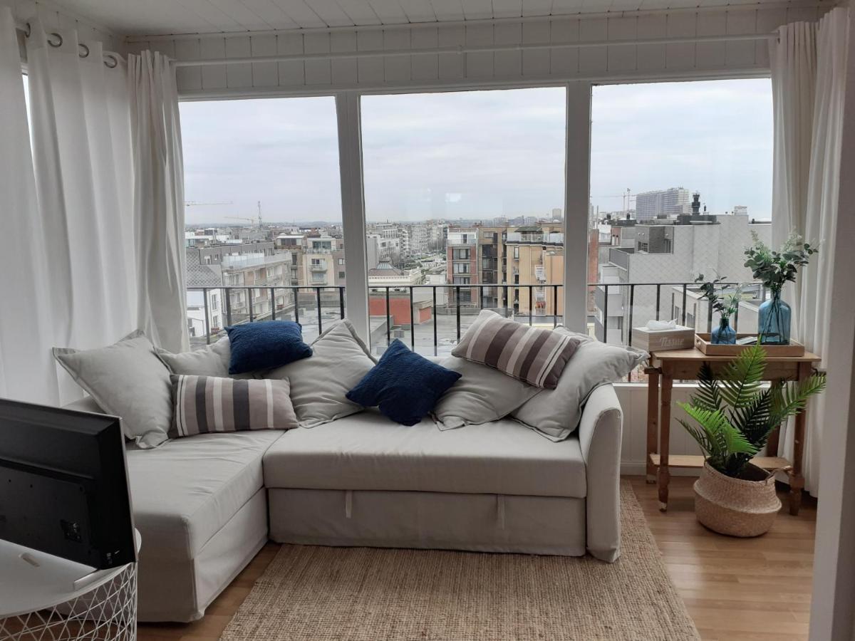 Gezellig Centraal Gelegen Penthouse Oostende Daire Dış mekan fotoğraf