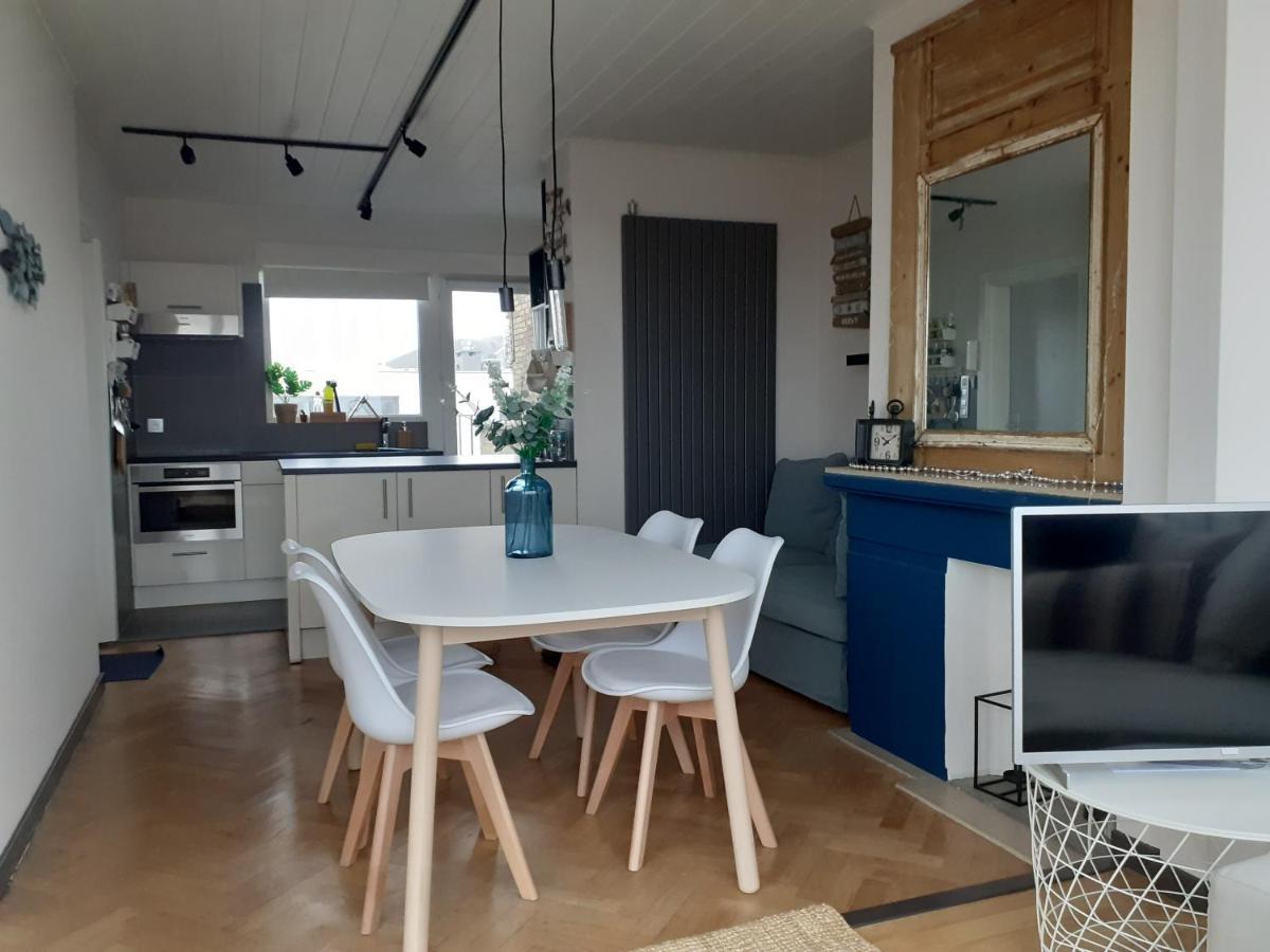 Gezellig Centraal Gelegen Penthouse Oostende Daire Dış mekan fotoğraf