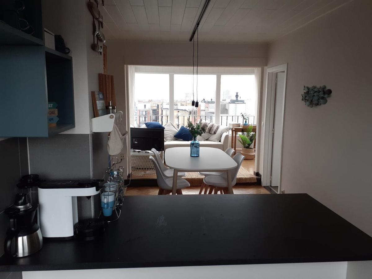 Gezellig Centraal Gelegen Penthouse Oostende Daire Dış mekan fotoğraf