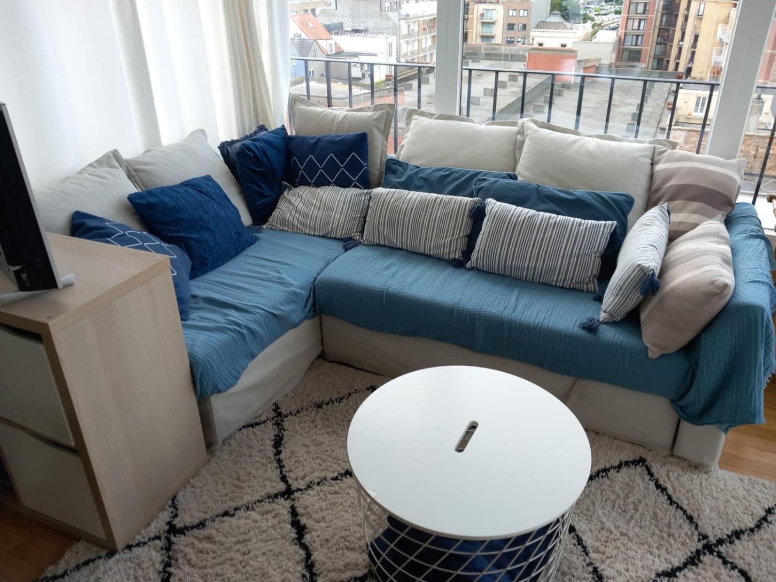 Gezellig Centraal Gelegen Penthouse Oostende Daire Dış mekan fotoğraf