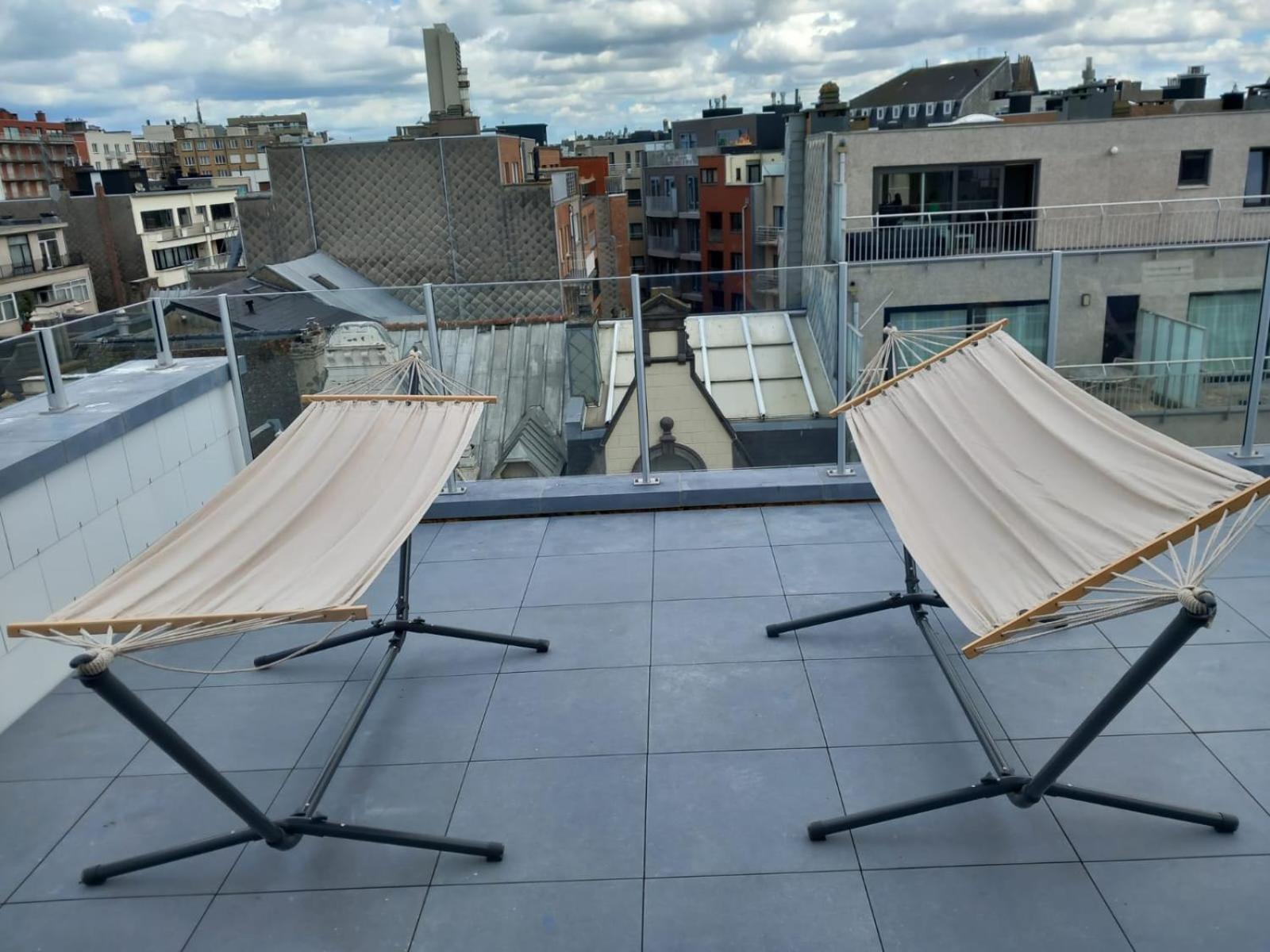Gezellig Centraal Gelegen Penthouse Oostende Daire Dış mekan fotoğraf